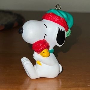 Vintage Hallmark Snoopy & Woodstock Ornament- SFH - No Box